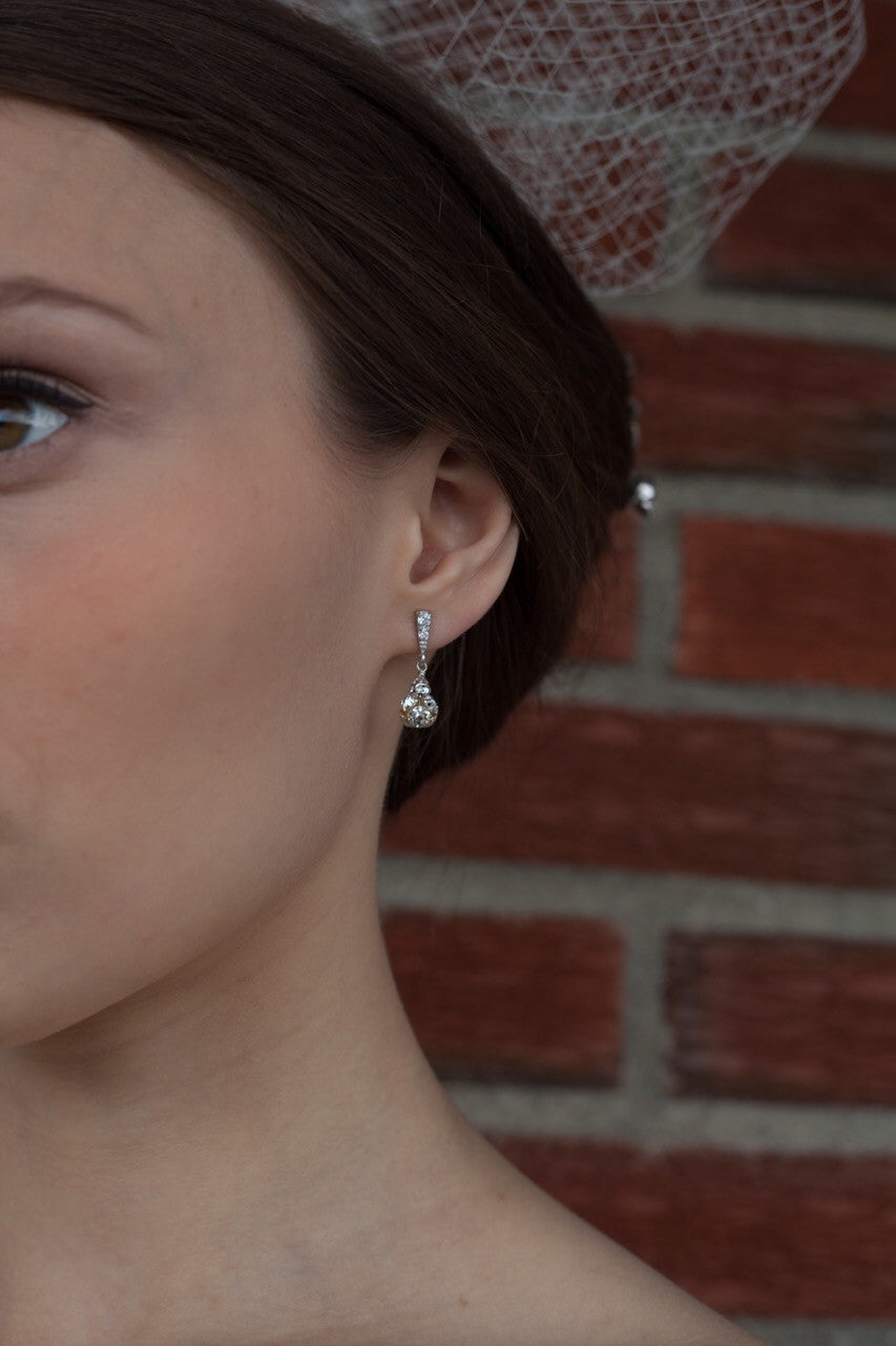 Swarovski Crystal Ball earrings