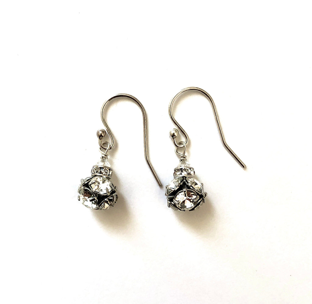 Swarovski Crystal Ball earrings